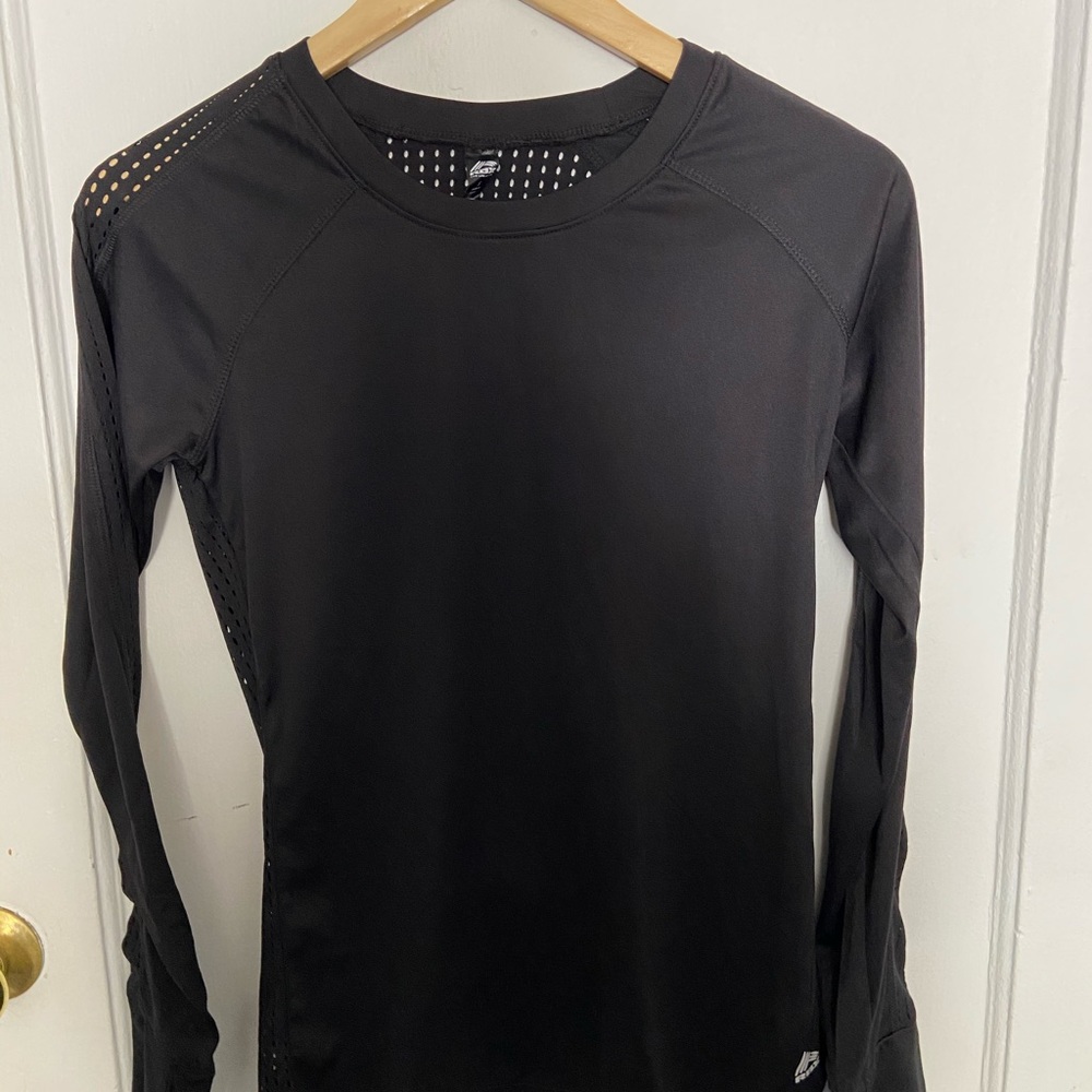 RBX Active performance Black work out shirt, small